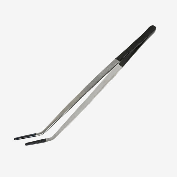 16" Angled Tweezers - Rubber Coated Tip